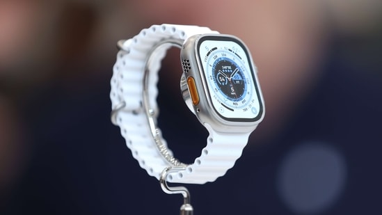 Along with the Watch Series 8, Apple released its rugged, flagship smartwatch, the Apple Watch Ultra, which is a brand new Watch model.(AFP)