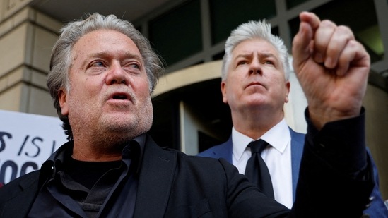 Steve Bannon: Former US President Donald Trump's White House chief strategist Steve Bannon.(Reuters)