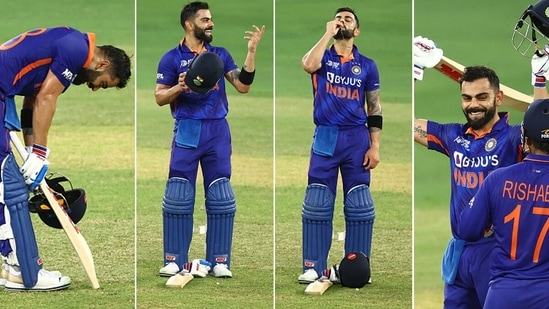 Watch Virat Kohlis Priceless Celebration As He Slams Century After 1000 Days Crickit 4321