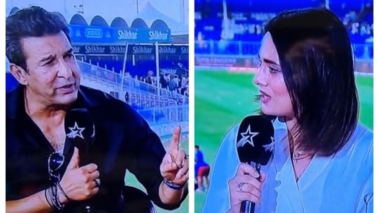 Wasim Akram was irked by Mayanti Langer's question