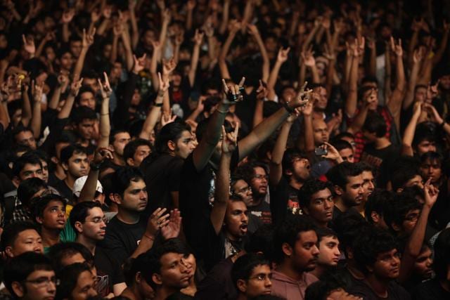Mumbaikars enjoying rock music at Independence Rock ( I-Rock ) concert held at Chitrakut ground, Andheri in 2010- (Photo: Prasad Gori/Hindustan Times) Mumbaikars enjoying rock music at Independence Rock ( I-Rock ) concert held at Chitrakut ground, Andheri in 2010- (Photo: Prasad Gori/Hindustan Times)