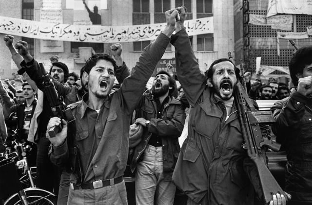 Scenes from 1970s Iran: A demonstration in front of the US Embassy in Tehran in 1979. (HT Photo) Scenes from 1970s Iran: A demonstration in front of the US Embassy in Tehran in 1979. (HT Photo)