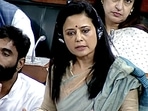 TMC MP Mahua Moitra (ANI Photo/Sansad TV)