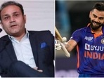 Virender Sehwag; Virat Kohli(Twitter/AP) Virender Sehwag; Virat Kohli(Twitter/AP)