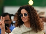 Kangana Ranaut attends the unveiling of the statue of Subhas Chandra Bose in New Delhi. (AFP) Kangana Ranaut attends the unveiling of the statue of Subhas Chandra Bose in New Delhi. (AFP)