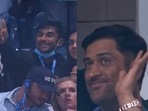 MS Dhoni, Kapil Dev spotted in Arthur Ashe MS Dhoni, Kapil Dev spotted in Arthur Ashe