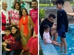 Shilpa Shetty with Raj Kundra, Shamita Shetty, Viaan Raj Kundra and others. Shilpa Shetty with Raj Kundra, Shamita Shetty, Viaan Raj Kundra and others.