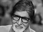 Amitabh Bachchan on the sets of KBC 14.