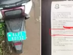 The photo of the e-challan is going viral. The photo of the e-challan is going viral.