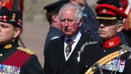Britain's King Charles III: Britain's Charles during a ceremony.