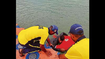 A 22-year-old youth died due to drowning in Ranike canal during Ganpati Visarjan on Friday. (HT File)