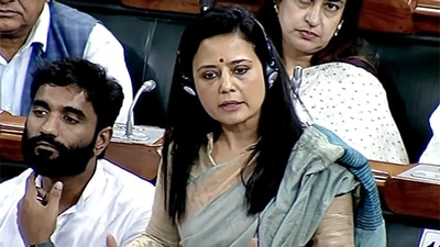 TMC MP Mahua Moitra (ANI Photo/Sansad TV) TMC MP Mahua Moitra (ANI Photo/Sansad TV)