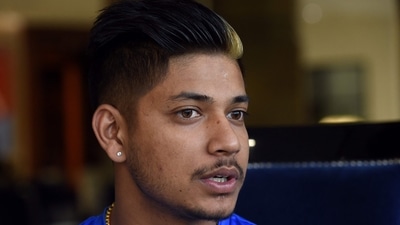 File photo of Nepal captain Sandeep Lamichhane (AFP)