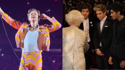 Harry Styles paid tribute to Queen Elizabeth II. Harry Styles paid tribute to Queen Elizabeth II.