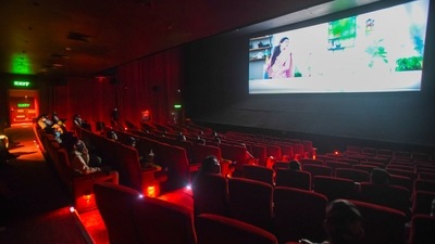 A special screening of a movie at a PVR movie theatre (Photo: Amal KS/HT PHOTO)