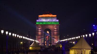 View of the newly christened Kartavya Path, a stretch from Rashtrapati Bhavan to India Gate, during its inauguration as part of revamped Central Vista Avenue in New Delhi. (PTI) View of the newly christened Kartavya Path, a stretch from Rashtrapati Bhavan to India Gate, during its inauguration as part of revamped Central Vista Avenue in New Delhi. (PTI)