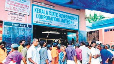 According to Friday’s Bevco data, the week leading up to Onam saw a record alcohol sale of ₹624 crore, up from the last year’s ₹529 crore. (ANI) According to Friday’s Bevco data, the week leading up to Onam saw a record alcohol sale of ₹624 crore, up from the last year’s ₹529 crore. (ANI)