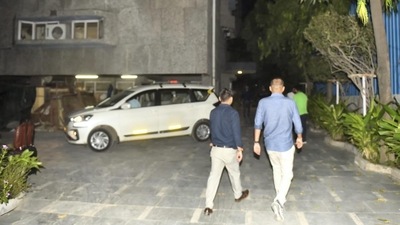 Income Tax department officials leave after conducting a raid on the premises of the think-tank Centre for Policy Research (CPR) in New Delhi. (PTI file) Income Tax department officials leave after conducting a raid on the premises of the think-tank Centre for Policy Research (CPR) in New Delhi. (PTI file)