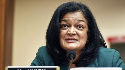 Pramila Jayapal: Pramila Jayapal speaks during a House Judiciary subcommittee. Pramila Jayapal: Pramila Jayapal speaks during a House Judiciary subcommittee.