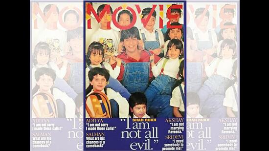Shah Rukh Khan poses with a bunch of children Shah Rukh Khan poses with a bunch of children