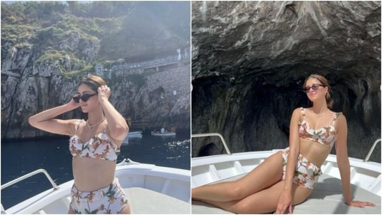 Ananya Panday's bikini diaries in Capri has a ZNMD reference(Instagram/@ananyapanday)