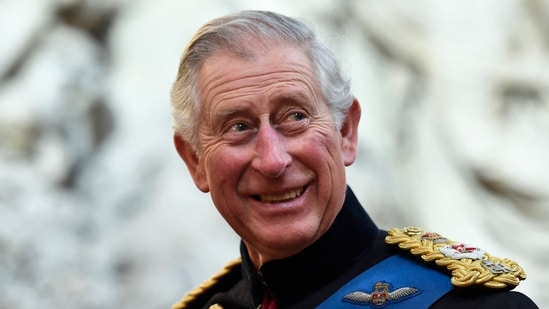 King Charles III: Britain's Prince Charles attends a reception.