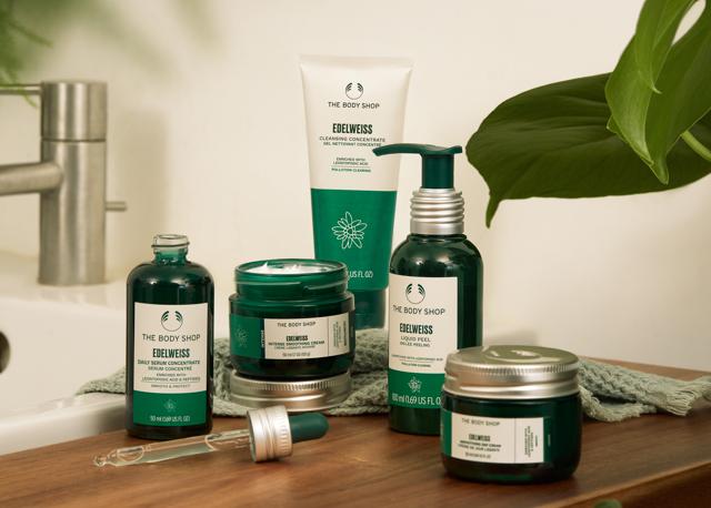 The Edelweiss range of cleansers, soothing creams, and serum by The Body Shop hydrate the skin and effectively protect it from environmental pollution The Edelweiss range of cleansers, soothing creams, and serum by The Body Shop hydrate the skin and effectively protect it from environmental pollution