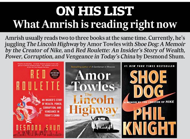 What Amrish is reading