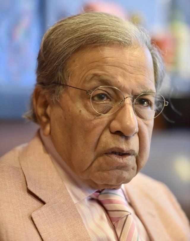 Co author NK Singh, politician, economist, former IAS officer, and Chairman of the 15th Finance Commission (Sonu Mehta/HT PHOTO) Co author NK Singh, politician, economist, former IAS officer, and Chairman of the 15th Finance Commission (Sonu Mehta/HT PHOTO)