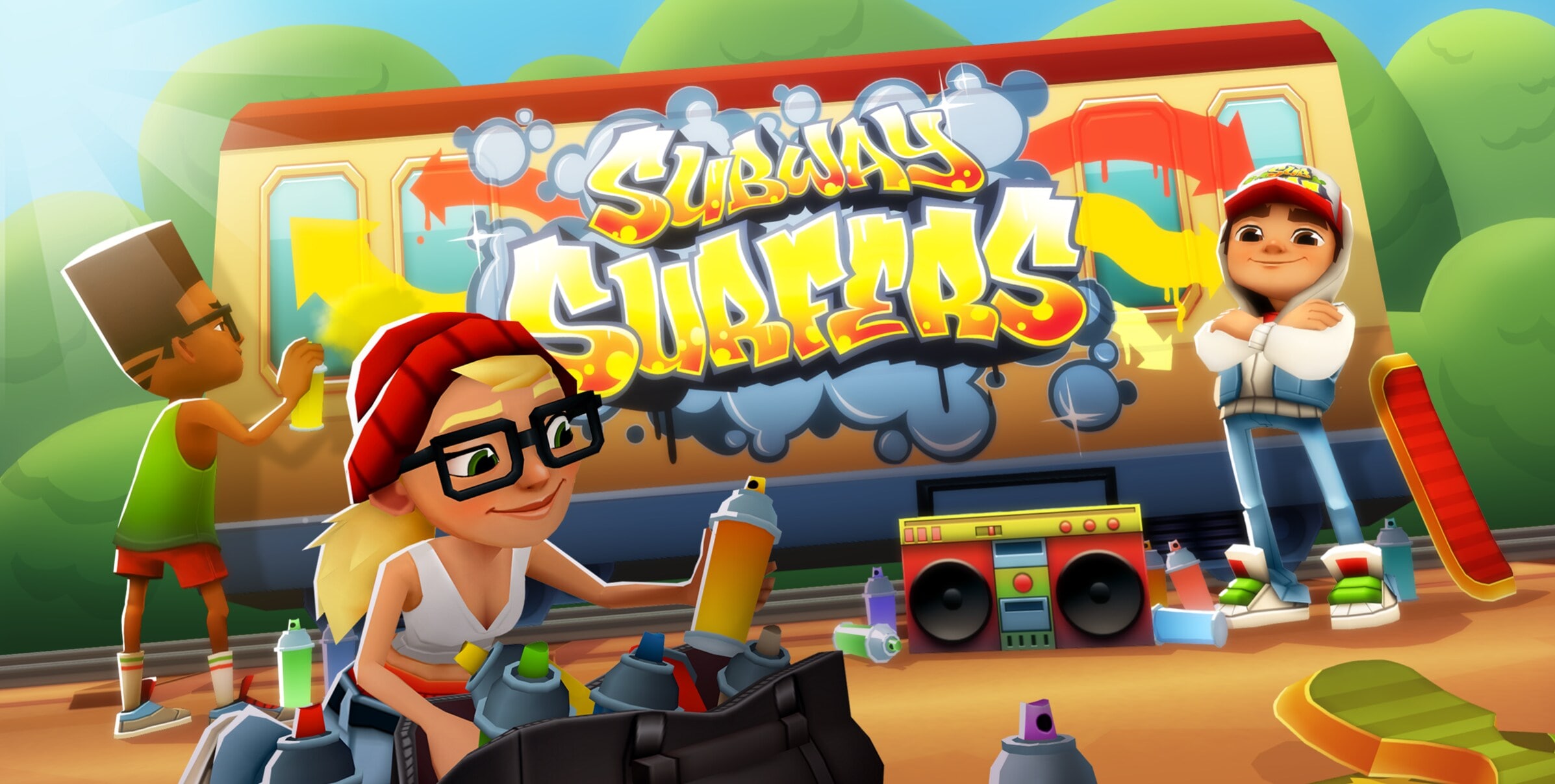 Subway Surfers became the first game to attain one billion downloads on Google Play in 2018. (subwaysurfers.com) Subway Surfers became the first game to attain one billion downloads on Google Play in 2018. (subwaysurfers.com)
