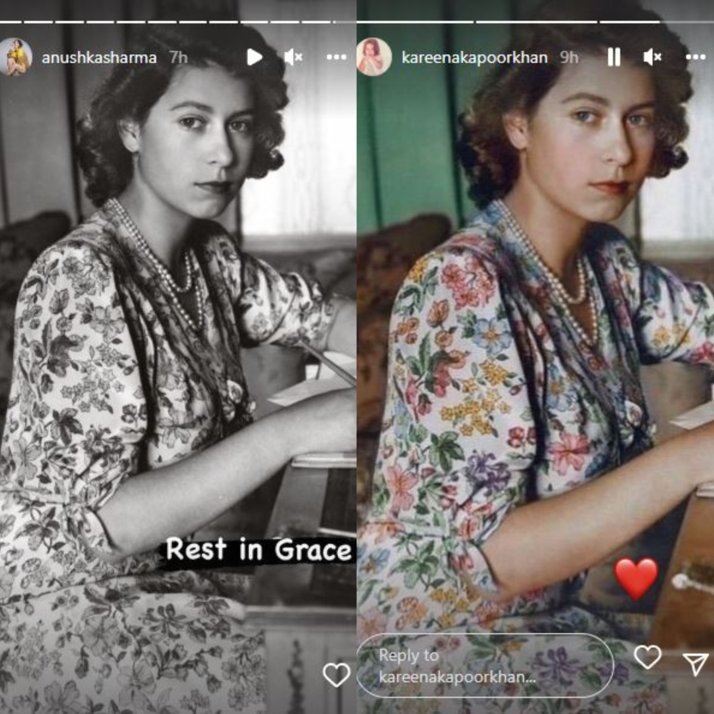 Anushka Sharma and Kareena Kapoor posted similar pictures on Instagram. Anushka Sharma and Kareena Kapoor posted similar pictures on Instagram.