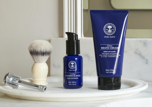 The non-lathering shave cream delivers a close and comfortable shave and the cooling after shave balm calms the skin. Both by Neal’s Yard Remedies (available on Boddess) The non-lathering shave cream delivers a close and comfortable shave and the cooling after shave balm calms the skin. Both by Neal’s Yard Remedies (available on Boddess)