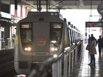 Delhi Metro operations to be partially curtailed on yellow line on Sunday. (HT archive) Delhi Metro operations to be partially curtailed on yellow line on Sunday. (HT archive)