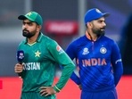 Virat Khohli and Babar Azam pose for a photo.(AFP) Virat Khohli and Babar Azam pose for a photo.(AFP)