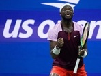 Frances Tiafoe, of the United States, reacts after winning the fourth set against Carlos Alcaraz, of Spain, during the semifinals of the U.S. Open tennis championships, Friday, Sept. 9, 2022, in New York. (AP) Frances Tiafoe, of the United States, reacts after winning the fourth set against Carlos Alcaraz, of Spain, during the semifinals of the U.S. Open tennis championships, Friday, Sept. 9, 2022, in New York. (AP)