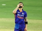 Virat Kohli after hitting his 71st century.(file photo) Virat Kohli after hitting his 71st century.(file photo)