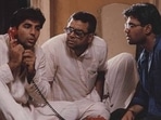 Akshay Kumar, Paresh Rawal and Suniel Shetty in a still from Hera Pheri. Akshay Kumar, Paresh Rawal and Suniel Shetty in a still from Hera Pheri.
