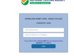 ICAR AIEEA UG 2022 admit card released at icar.nta.nic.in ICAR AIEEA UG 2022 admit card released at icar.nta.nic.in