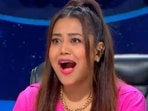 Neha Kakkar met her friend on the sets of Indian Idol.&nbsp;