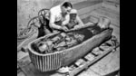 Tutankhamun’s tomb was described by British archaeologist Howard Carter (above) as a “strange and wonderful medley”. Tutankhamun’s tomb was described by British archaeologist Howard Carter (above) as a “strange and wonderful medley”.
