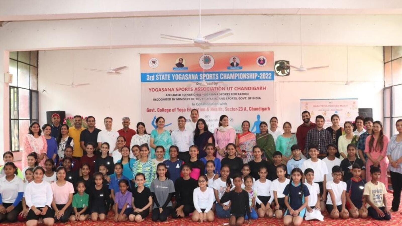 3rd State Yogasana Championship Kicks Off In Chandigarh Hindustan Times   3cffc492 312e 11ed Ad5c E9830bf634f1 1662831246771 