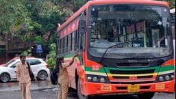 Haryana Vidhan Sabha President Gian Chand Gupta announced a new bus service from Panchkula to Narnaul on Saturday.  (AFP)