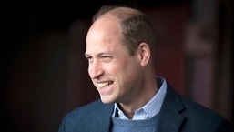 Prince William becomes Duke of Cornwall: Britain's Prince William during his visit.