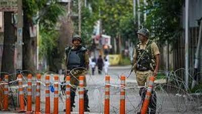 The border town witnessed a curfew-like situation on Friday after district magistrate Vikas Kundal issued prohibitory orders to maintain law and order in the wake of a land dispute between two communities. (HT File)