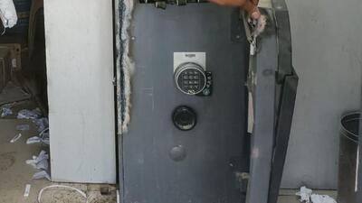 Miscreants cut open an ATM of the Punjab National Bank in Chotala village of Hoshiarpur and decamped with cash worth  ₹8.77 lakh. In another incident, a person has been arrested by the Fazilka police for attempting to break open an ATM in Abohar on Friday. (HT Photo)