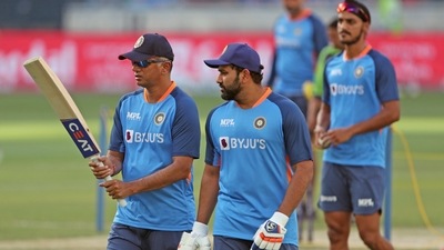 India's head coach Rahul Dravid and skipper Rohit Sharma (ANI) India's head coach Rahul Dravid and skipper Rohit Sharma (ANI)