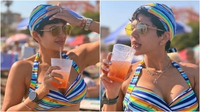 Mandira Bedi is ‘back to the basics’ with headstand | Watch (Instagram/@mandirabedi)