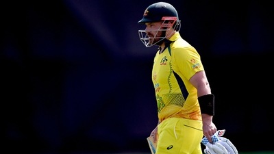 Australia's captain Aaron Finch