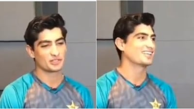 Pakistan pacer Naseem Shah (Twitter) Pakistan pacer Naseem Shah (Twitter)