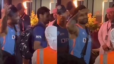 Bhuvneshwar Kumar with Suryakumar Yadav Bhuvneshwar Kumar with Suryakumar Yadav
